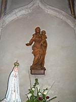 Chatillon-sur-Chalaronne, Eglise, Statue de la Vierge a l'enfant Jesus (1)